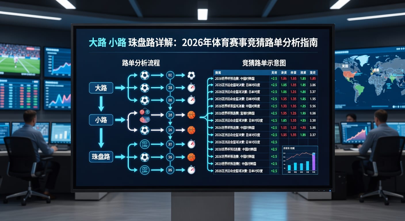 2026年世界杯投注：大路小路珠盘路盘口解读与实战策略