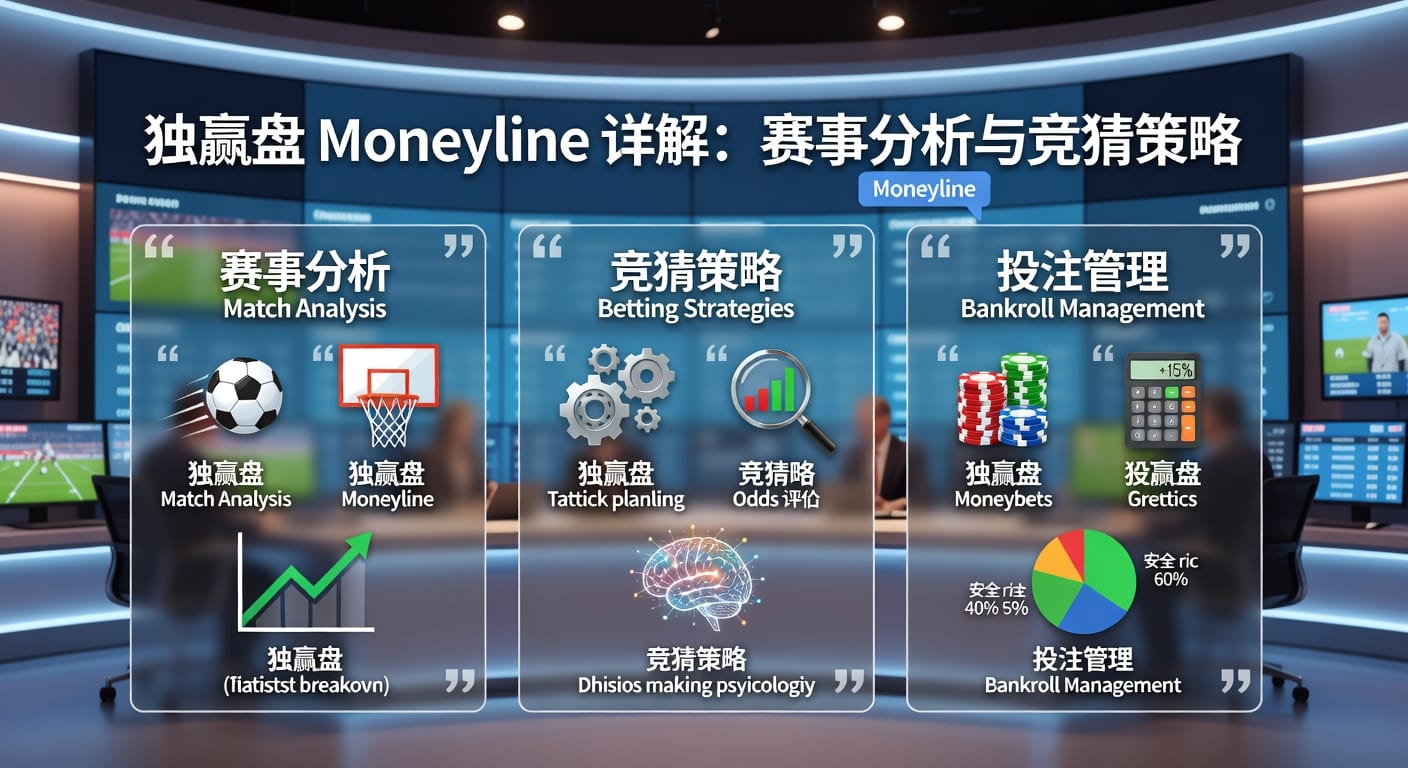 独赢盘 moneyline 实战解析：胜负判断与投注技巧